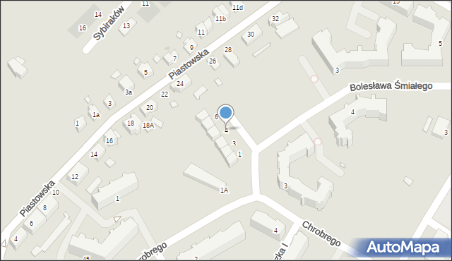 Kwidzyn, Króla Władysława Łokietka, 4, mapa Kwidzyn