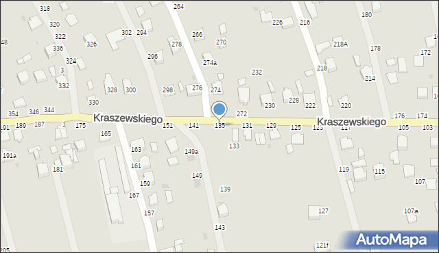 Łańcut, Kraszewskiego Józefa Ignacego, 135, mapa Łańcut