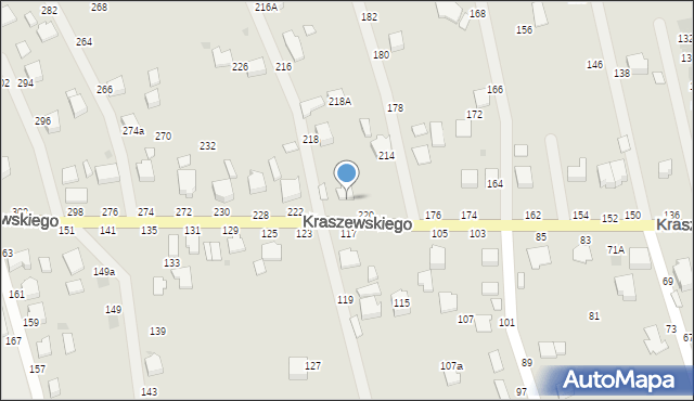 Łańcut, Kraszewskiego Józefa Ignacego, 220, mapa Łańcut