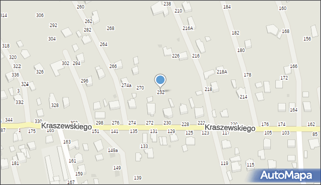 Łańcut, Kraszewskiego Józefa Ignacego, 232, mapa Łańcut