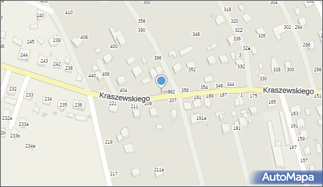 Łańcut, Kraszewskiego Józefa Ignacego, 394, mapa Łańcut