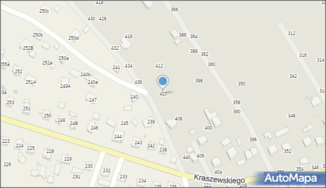 Łańcut, Kraszewskiego Józefa Ignacego, 410, mapa Łańcut