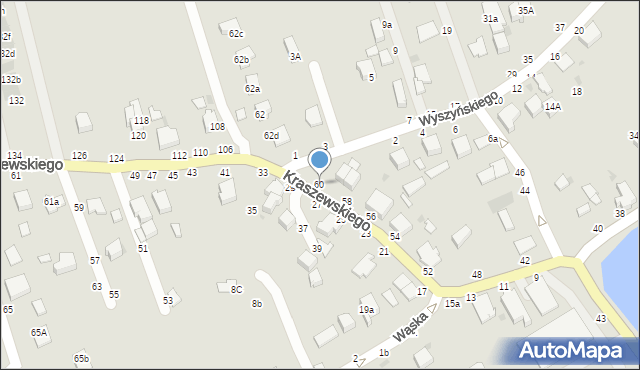 Łańcut, Kraszewskiego Józefa Ignacego, 60, mapa Łańcut