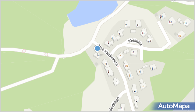 Łapino, Króla Jana Kazimierza, 7, mapa Łapino