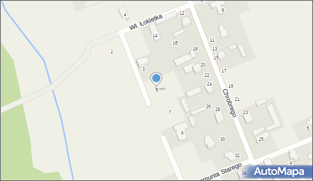 Łbiska, Króla Zygmunta III Wazy, 5, mapa Łbiska