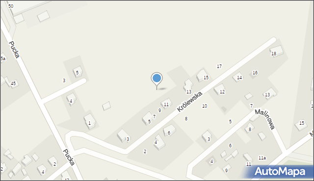 Łebcz, Królewska, 11a, mapa Łebcz