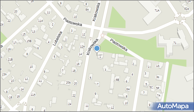 Legionowo, Krakowska, 1C, mapa Legionowo