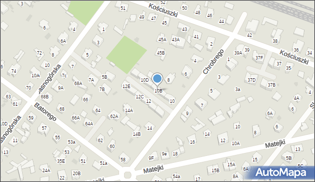 Legionowo, Króla Bolesława Chrobrego, 10B, mapa Legionowo