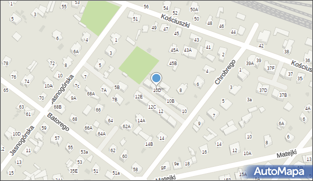 Legionowo, Króla Bolesława Chrobrego, 10D, mapa Legionowo