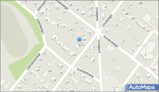 Legionowo, Króla Bolesława Chrobrego, 32, mapa Legionowo