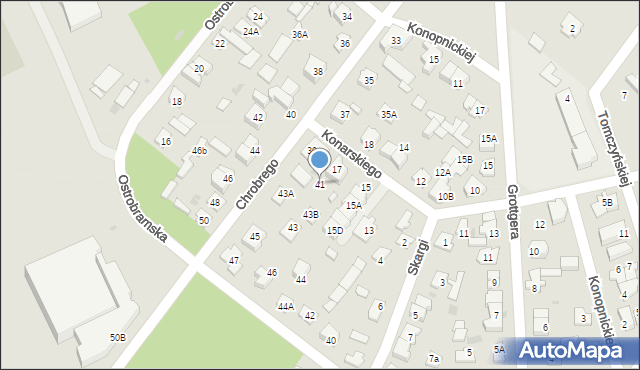 Legionowo, Króla Bolesława Chrobrego, 41, mapa Legionowo