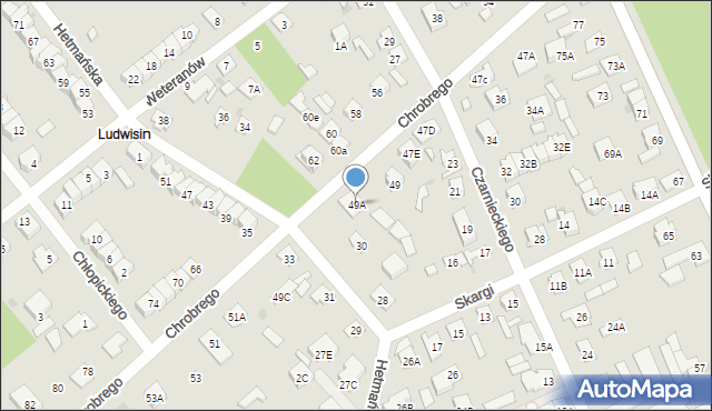 Legionowo, Króla Bolesława Chrobrego, 49A, mapa Legionowo