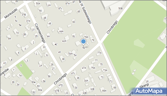 Legionowo, Króla Bolesława Chrobrego, 52, mapa Legionowo