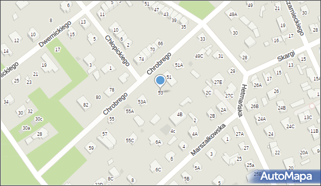 Legionowo, Króla Bolesława Chrobrego, 53, mapa Legionowo