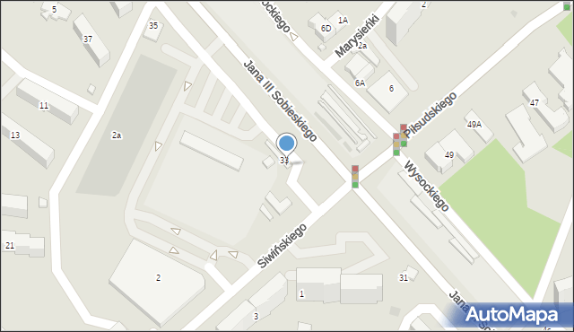 Legionowo, Króla Jana III Sobieskiego, 33A, mapa Legionowo