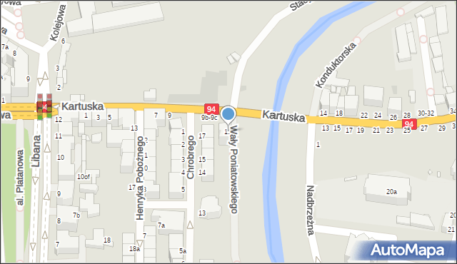 Legnica, Króla Bolesława Chrobrego, 11a, mapa Legnicy