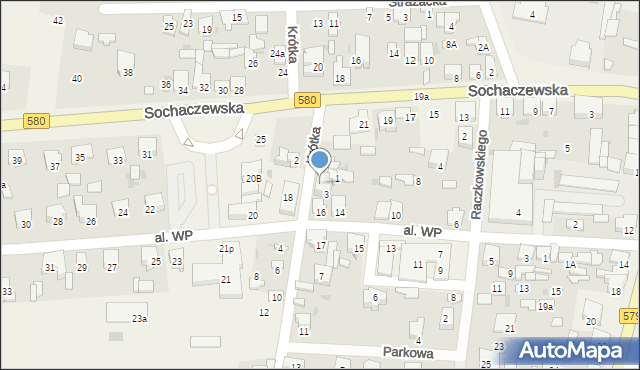 Leszno, Krótka, 3a, mapa Leszno