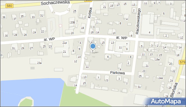 Leszno, Krótka, 9, mapa Leszno