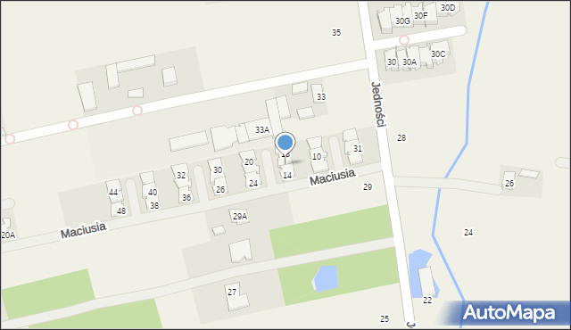 Lesznowola, Króla Maciusia, 16, mapa Lesznowola