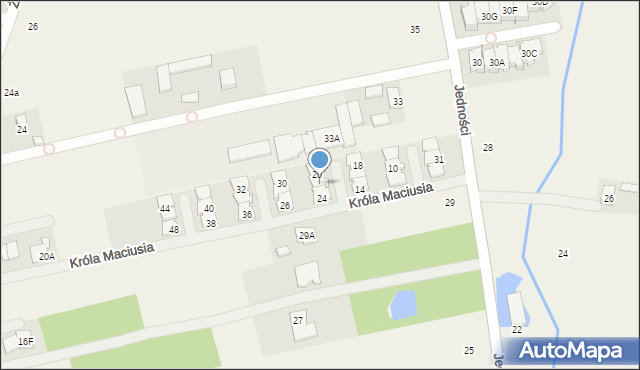 Lesznowola, Króla Maciusia, 22, mapa Lesznowola