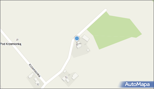 Lgota, Krzemionka, 43, mapa Lgota