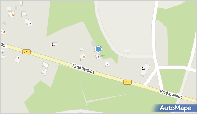 Libiąż, Krakowska, 4, mapa Libiąż