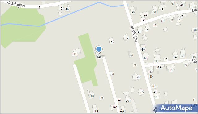 Libiąż, Króla Władysława Łokietka, 14e, mapa Libiąż