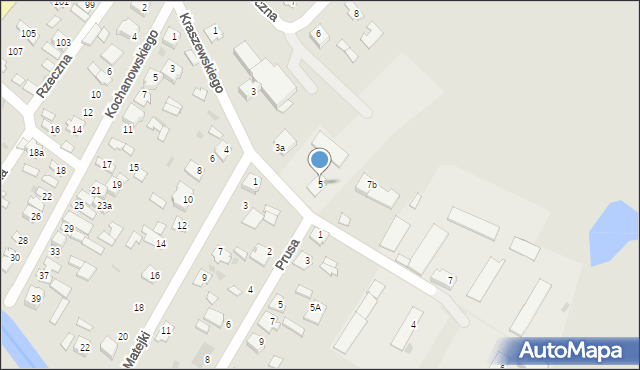 Lubaczów, Kraszewskiego Józefa Ignacego, 5, mapa Lubaczów