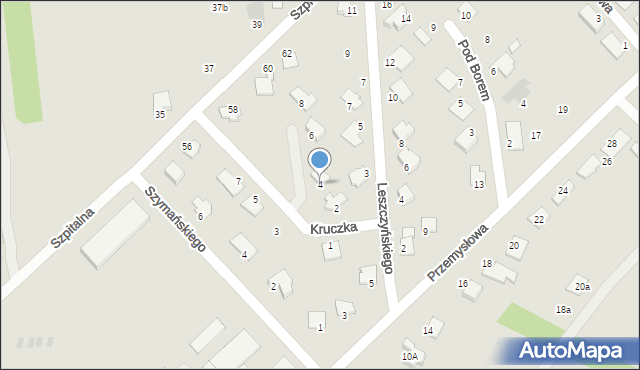 Lubaczów, Kruczka Szczepana, dr., 4, mapa Lubaczów