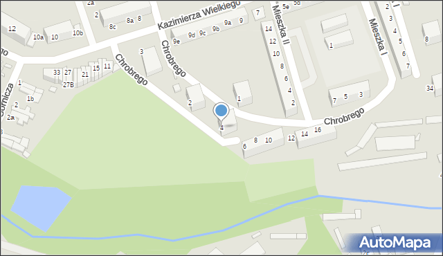 Lubań, Króla Bolesława Chrobrego, 4, mapa Lubań