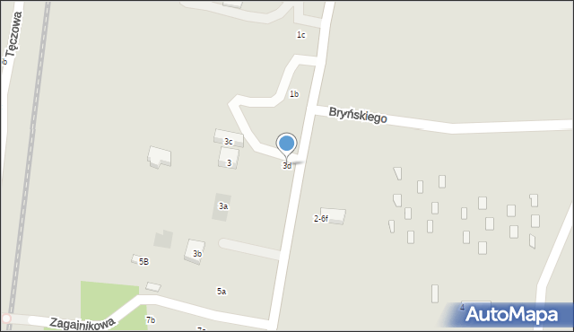 Lublin, Krężnicka, 3d, mapa Lublina