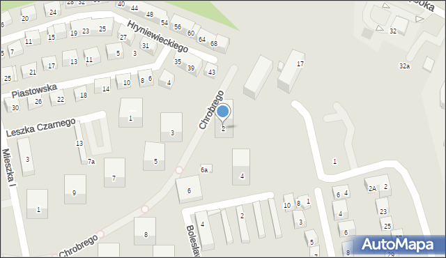 Lublin, Króla Bolesława Chrobrego, 2, mapa Lublina
