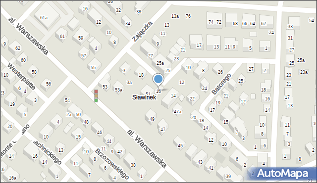 Lublin, Króla Jana III Sobieskiego, 16, mapa Lublina