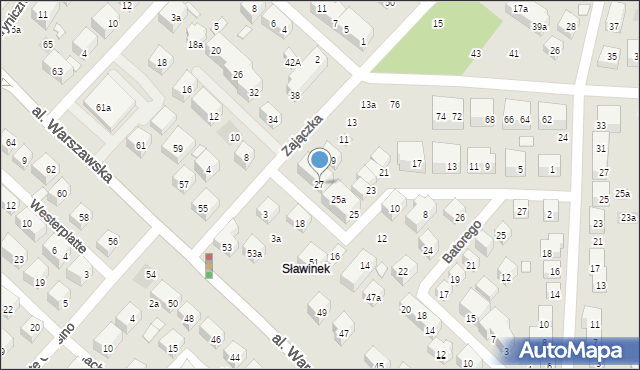 Lublin, Króla Jana III Sobieskiego, 27, mapa Lublina