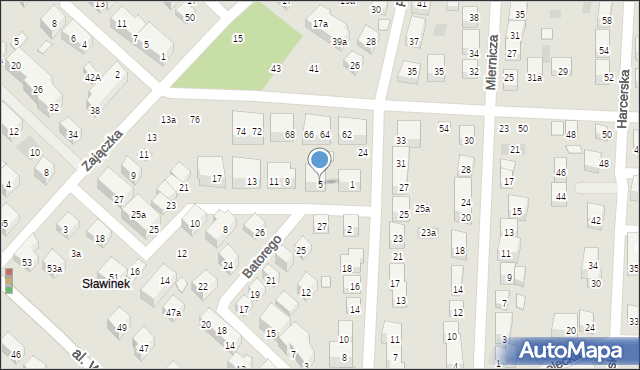 Lublin, Króla Jana III Sobieskiego, 5, mapa Lublina