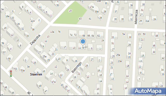 Lublin, Króla Jana III Sobieskiego, 9, mapa Lublina