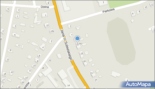 Lubycza Królewska, Króla Jana III Sobieskiego, 11, mapa Lubycza Królewska