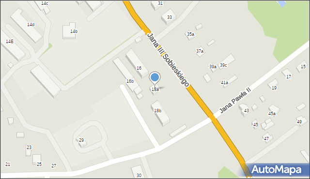 Lubycza Królewska, Króla Jana III Sobieskiego, 18a, mapa Lubycza Królewska