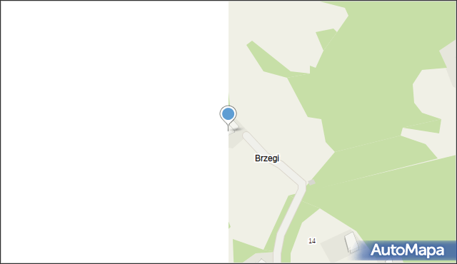 Lusina, Krótka, 17, mapa Lusina