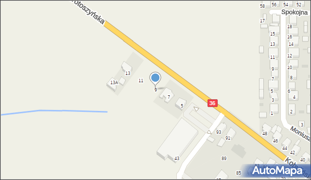 Lutogniew, Krotoszyńska, 9, mapa Lutogniew