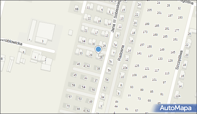 Lutynia, Króla Jana III Sobieskiego, 27, mapa Lutynia