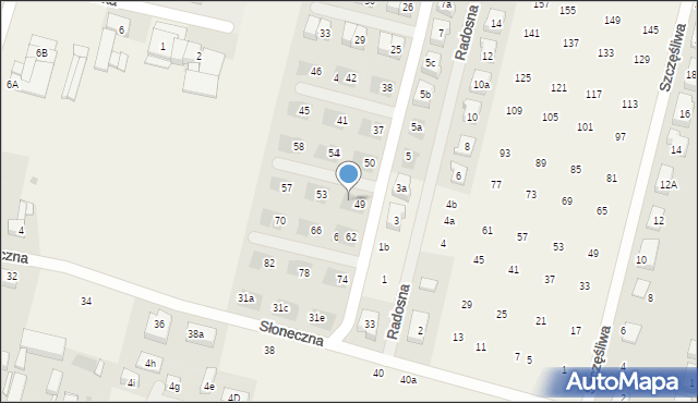 Lutynia, Króla Jana III Sobieskiego, 51, mapa Lutynia