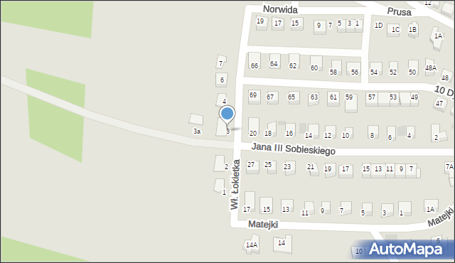 Lwówek Śląski, Króla Władysława Łokietka, 3, mapa Lwówek Śląski