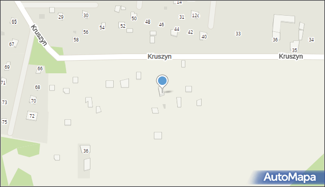 Magnuszew, Kruszyn, 45, mapa Magnuszew