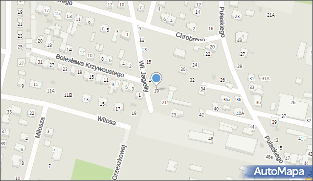 Maków Mazowiecki, Króla Władysława Jagiełły, 19, mapa Maków Mazowiecki