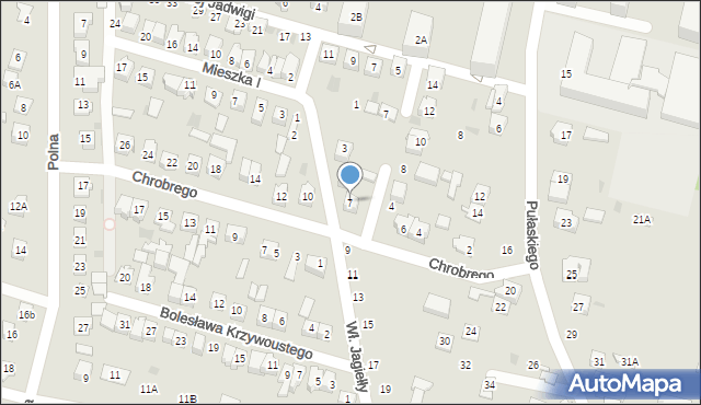 Maków Mazowiecki, Króla Władysława Jagiełły, 7, mapa Maków Mazowiecki