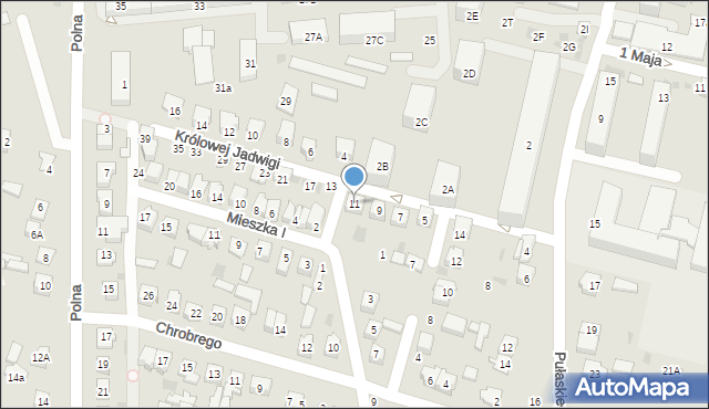 Maków Mazowiecki, Królowej Jadwigi, 11, mapa Maków Mazowiecki
