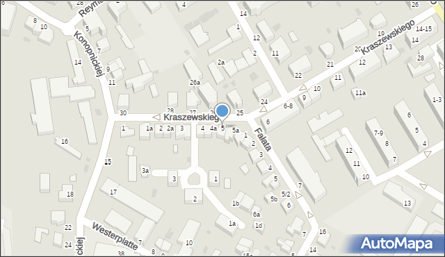 Malbork, Kraszewskiego Józefa Ignacego, 5, mapa Malborka