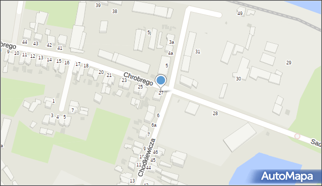 Malbork, Króla Bolesława Chrobrego, 27, mapa Malborka