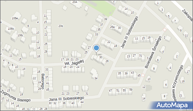 Malbork, Króla Jana III Sobieskiego, 32, mapa Malborka